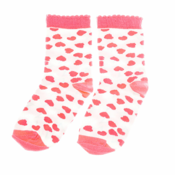 Комплект чорапи за момиче розови Benetton 137007 2