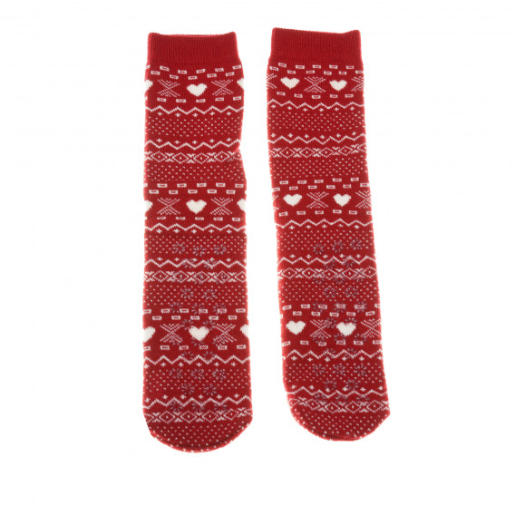 Чорапи за момиче червени Benetton 137083 3