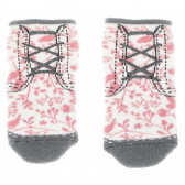 Комплект чорапи за бебе за момиче розови Benetton 137160 2