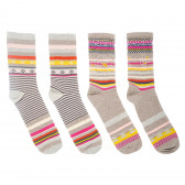 Комплект чорапи за момиче многоцветни Benetton 137210 2