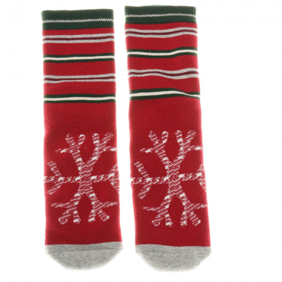 Чорапи за момиче червени Benetton 137218 2