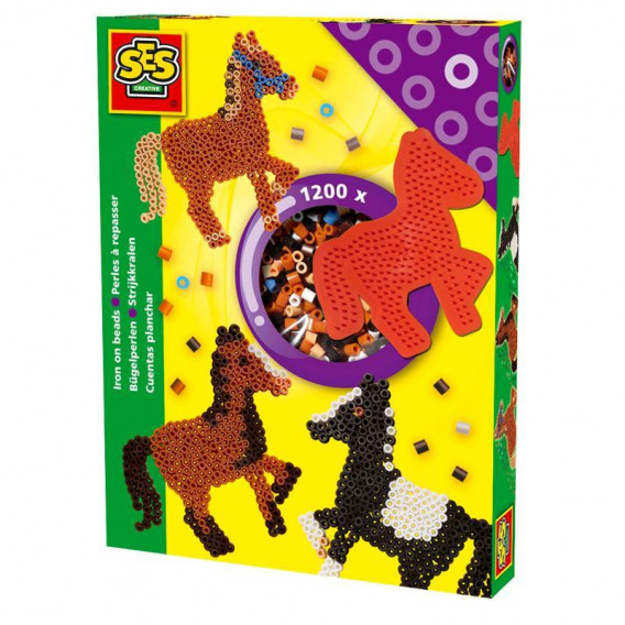 Мозайка с мъниста - коне SES 13794 