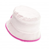 Памучна шапка за бебе за момиче розова Benetton 138154 2
