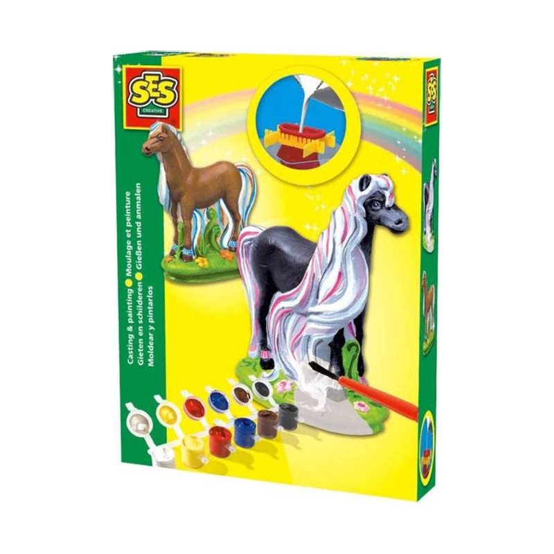 Комплект за отливки " цветни коне"  13820