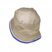 Памучна шапка за момче кафява Benetton 138331 2