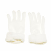 Ръкавици за момиче бели Benetton 138407 