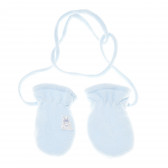 Ръкавици за бебе за момиче сини Benetton 138438 