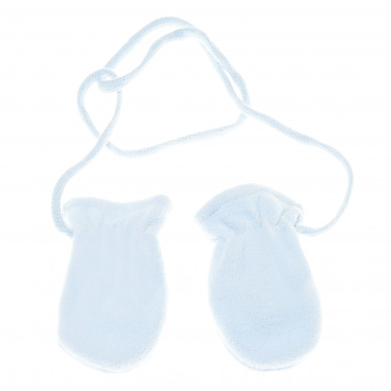 Ръкавици за бебе за момиче сини Benetton 138439 2