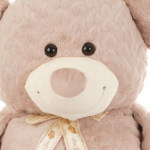 Плюшена мечка с панделка - беж, 100 см Amek toys 143685 2