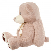Плюшена мечка с панделка - беж, 100 см Amek toys 143686 3