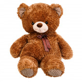 Плюшена мечка с панделка - беж, 120 см Amek toys 143690 
