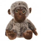 Плюшена маймуна - кафява, 45 см Amek toys 143696 