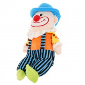 Плюшен клоун с вградена дрънкалка - 22 см Amek toys 143709 2