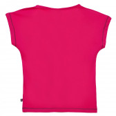 Памучна блуза с права кройка за момиче, розова Monster High 143883 4