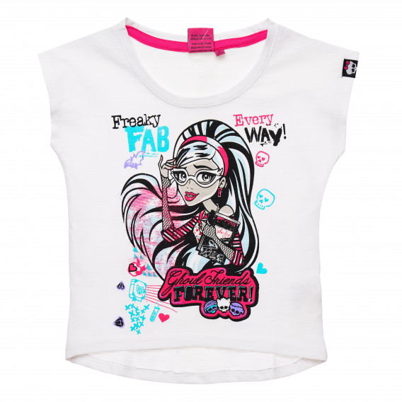 Памучна блуза за момиче Monster High 143884 
