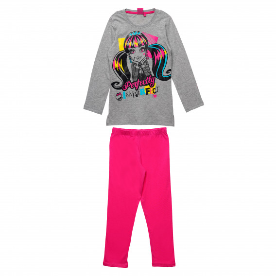 Комплект от две части: блуза и панталони за момиче Monster High 143903 