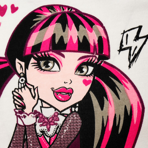 Памучна блуза за момиче Monster High 144053 4