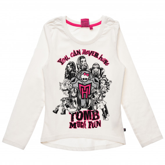 Памучна блуза за момиче Monster High 144059 