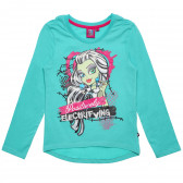 Памучна блуза за момиче Monster High 144085 