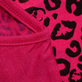 Блуза с къс ръкав, асиметрична за момиче, розова Monster High 144098 3
