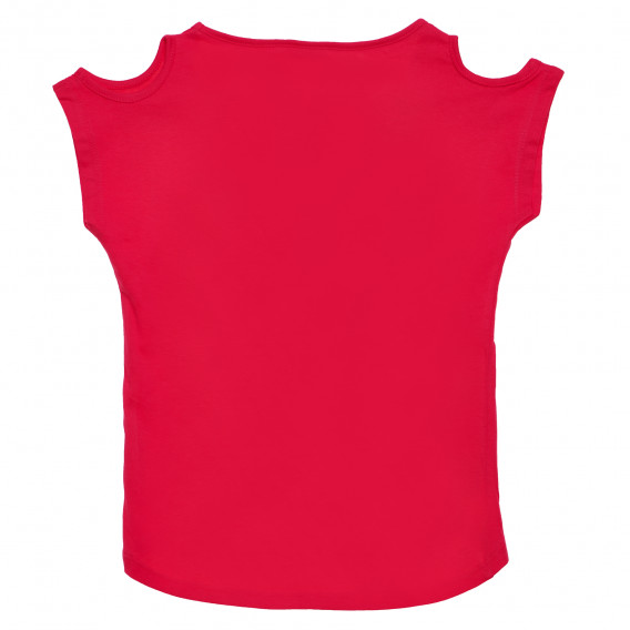 Памучна блуза с изрязани ръкави за момиче Monster High 144105 4