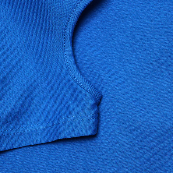 Памучна блуза с изрязани ръкави за момиче, синя Monster High 144211 3