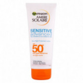 Слънцезащитен крем AMBRE SOLAIRE SENSITIVE за чувствителна кожа, SPF50+, 200мл Garnier 145887 