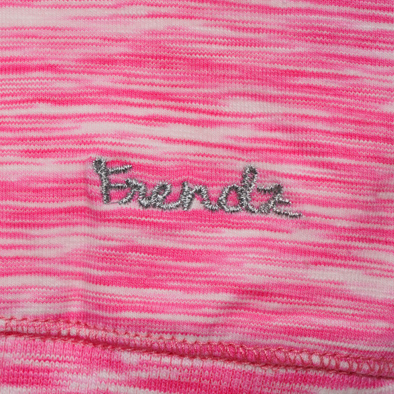 Памучна тениска розова за момиче FZ frendz 145905 3