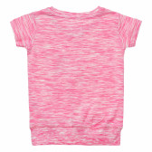 Памучна тениска розова за момиче FZ frendz 145906 4