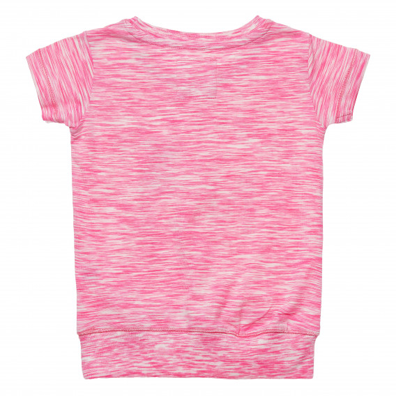 Памучна тениска розова за момиче FZ frendz 145906 4
