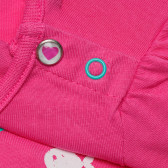 Памучна тениска за бебе  розова Disney 145917 3