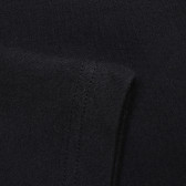 Памучна тениска в изчистено черно за момче Stuka 145929 3