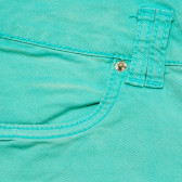 Памучен панталон за момиче, зелен Original Marines 147326 3