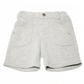 Памучен къс панталон с два джоба за бебе  147799 