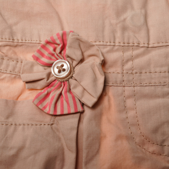 Къс панталон с цвете от пред за бебе  147812 3