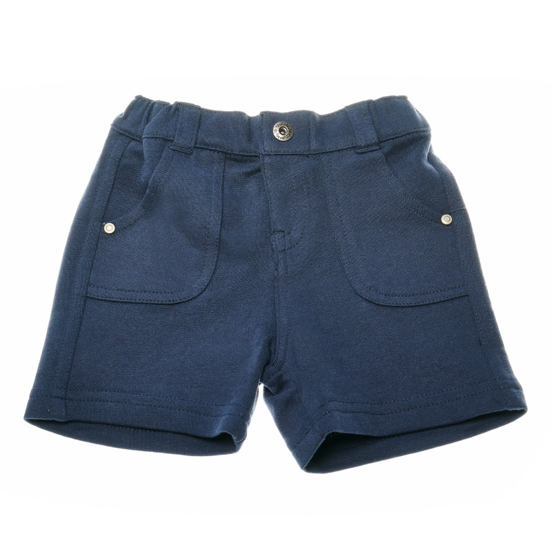 Памучен къс панталон с джобове за бебе  147837
