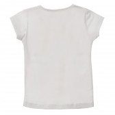 Комплект блуза и къси панталони в бяло и неон за момиче Acar 148117 4
