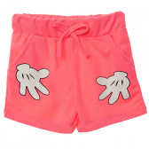 Комплект блуза и къси панталони в розово и неон за момиче Acar 148121 2