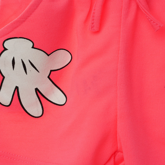 Комплект блуза и къси панталони в розово и неон за момиче Acar 148125 5