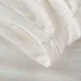 Памучна блуза бяла за момиче Benetton 148179 4