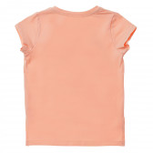 Памучен комплект от блуза и клин в розово и черно за момиче Acar 148272 5