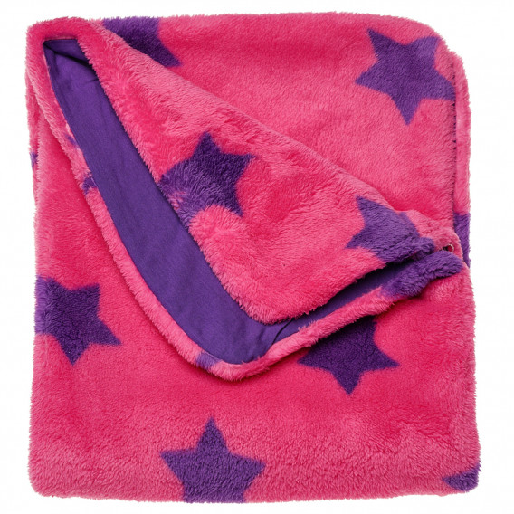 Одеяло с принт на звезди за момиче розово Chicco 148393 2