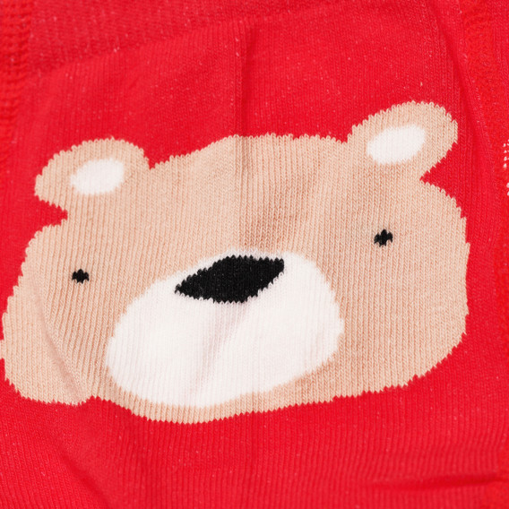 Комплект клин и чорапи за бебе червени Chicco 148423 6