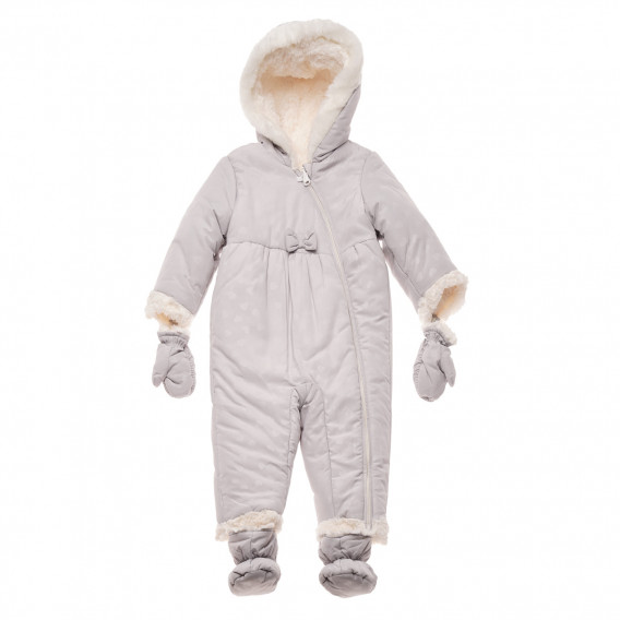 Космонавт за бебе с качулка ръкавички и буйки, сив Chicco 148717 