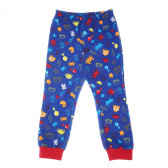 Памучна пижама за бебе за момче сиво-синя Chicco 148734 2
