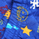 Памучна пижама за бебе за момче сиво-синя Chicco 148738 6