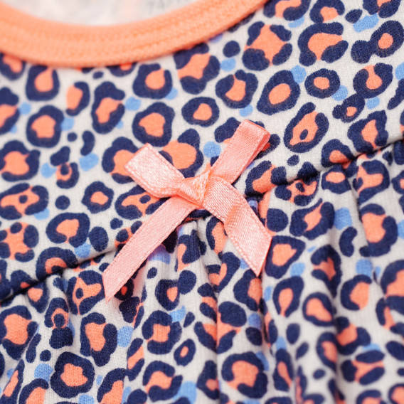 Памучна пижама от две части за бебе за момиче оранжева Chicco 148752 3