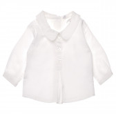 Риза с дълъг ръкав за момиче, бял цвят Chicco 148923 