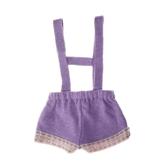 Къси панталони за бебе за момиче лилави Neck & Neck 149917 