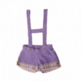 Къси панталони за бебе за момиче лилави Neck & Neck 149918 2